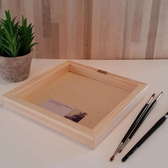 Goat Watercolor Print-Mounted on wood panel - Picture 5 of 6